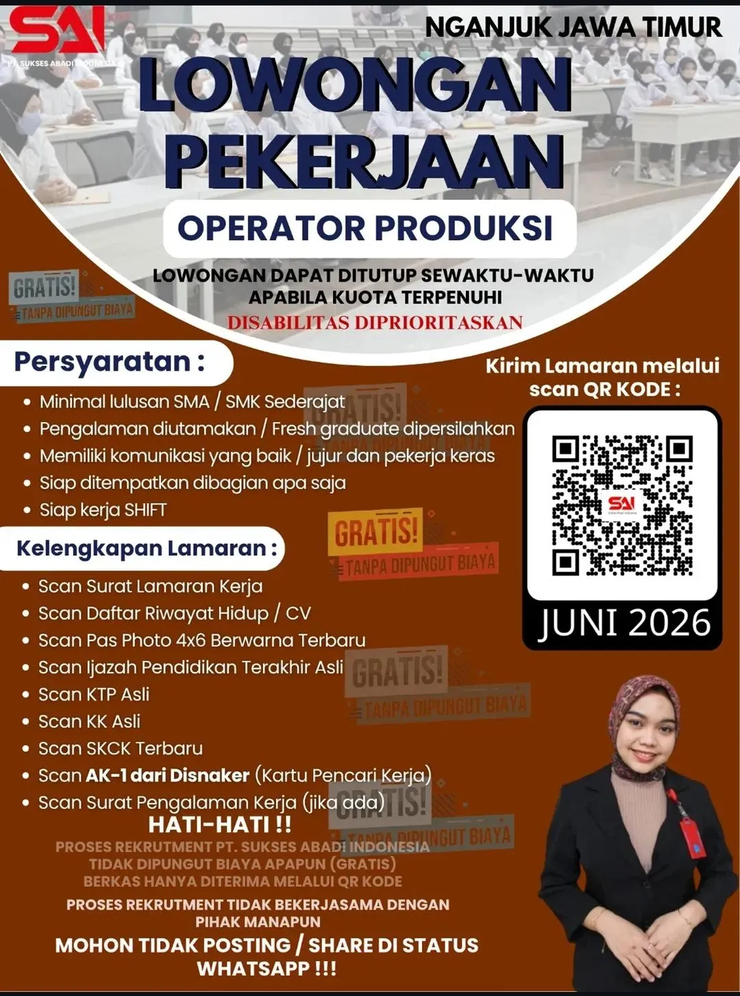 Flyer Lowongan Pekerjaan